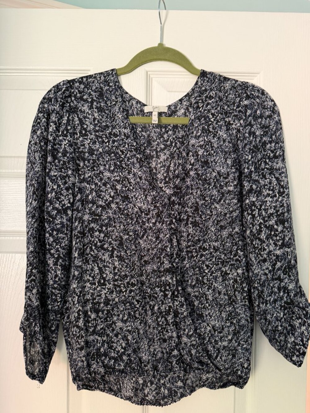 Joie 100% Silk Abstract Print Blouse – Size XS